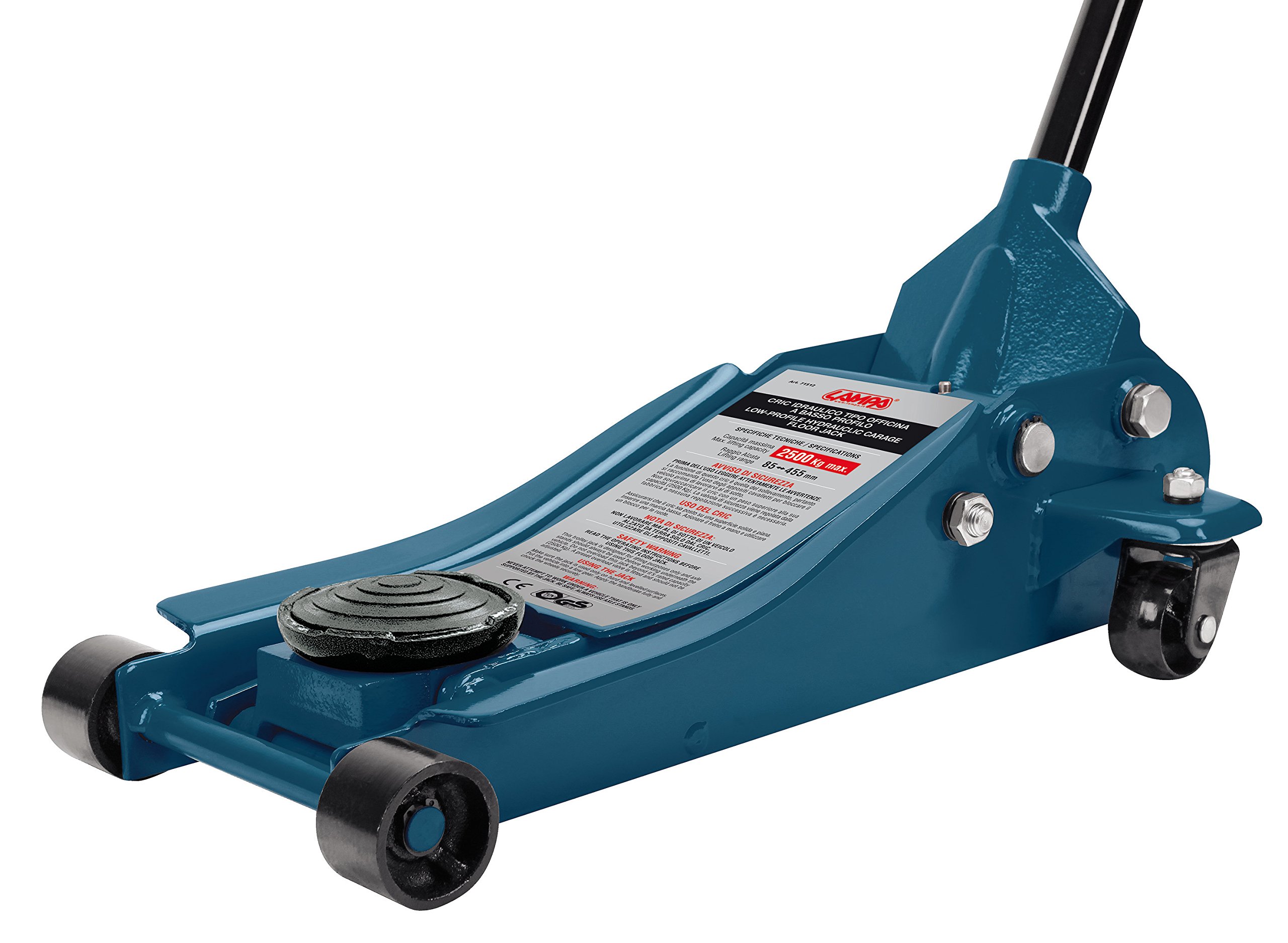 Lampa 71512 Cric Idraulico a Carrello, blu