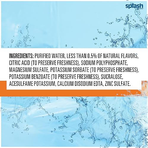 Miniatura 6 de Splash Blast, Agua con sabor a piña y mango, cero azúcar, con electrolitos, 16.9 onzas líquidas, paquete de 24