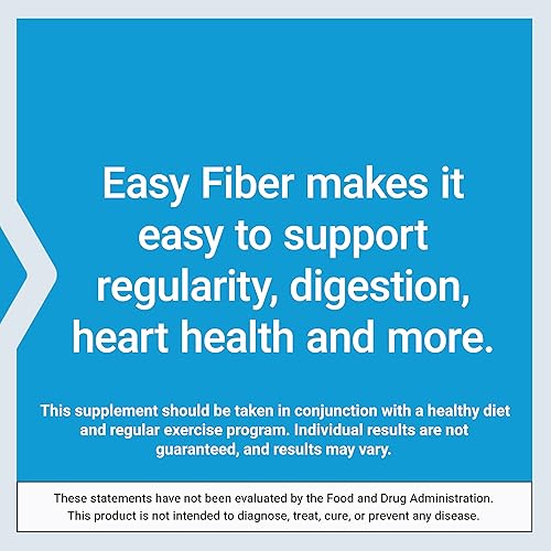 Miniatura 6 de Life Extension Easy Fiber - Fibra de glucomanano, regularidad, digestión, salud cardíaca, sin edulcorantes artificiales, vegetariano, sin OMG, sin