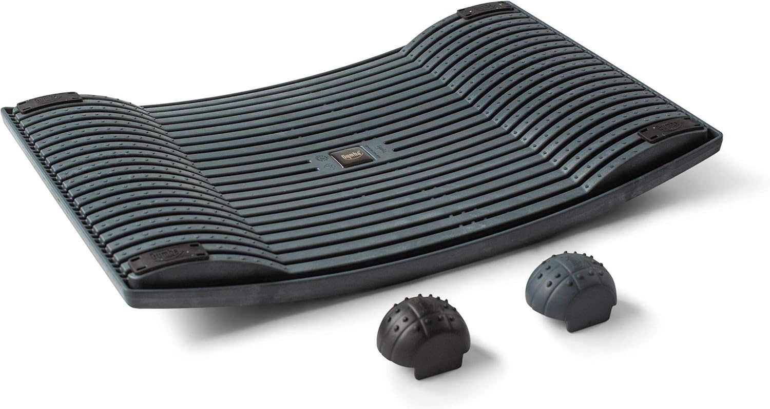 Gymba Active Ergonomic Wobble Board by obVus Solutions - Transform Desk Time into Effortless Active Breaks with Gymba - Balance Board for Standing Desk, 5-Year Warranty, 7 Colors Available