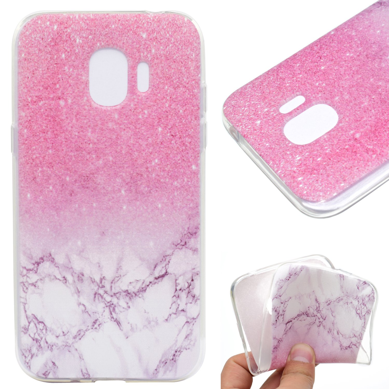 Pink Samsung Galaxy Grand Prime Pro 2018 Back Cover For Samsung J2