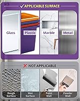 Vista 4 de Cinta de doble cara resistente, cinta de montaje extraíble transparente, multiusos fuerte adhesivo transparente para decoración de paredes