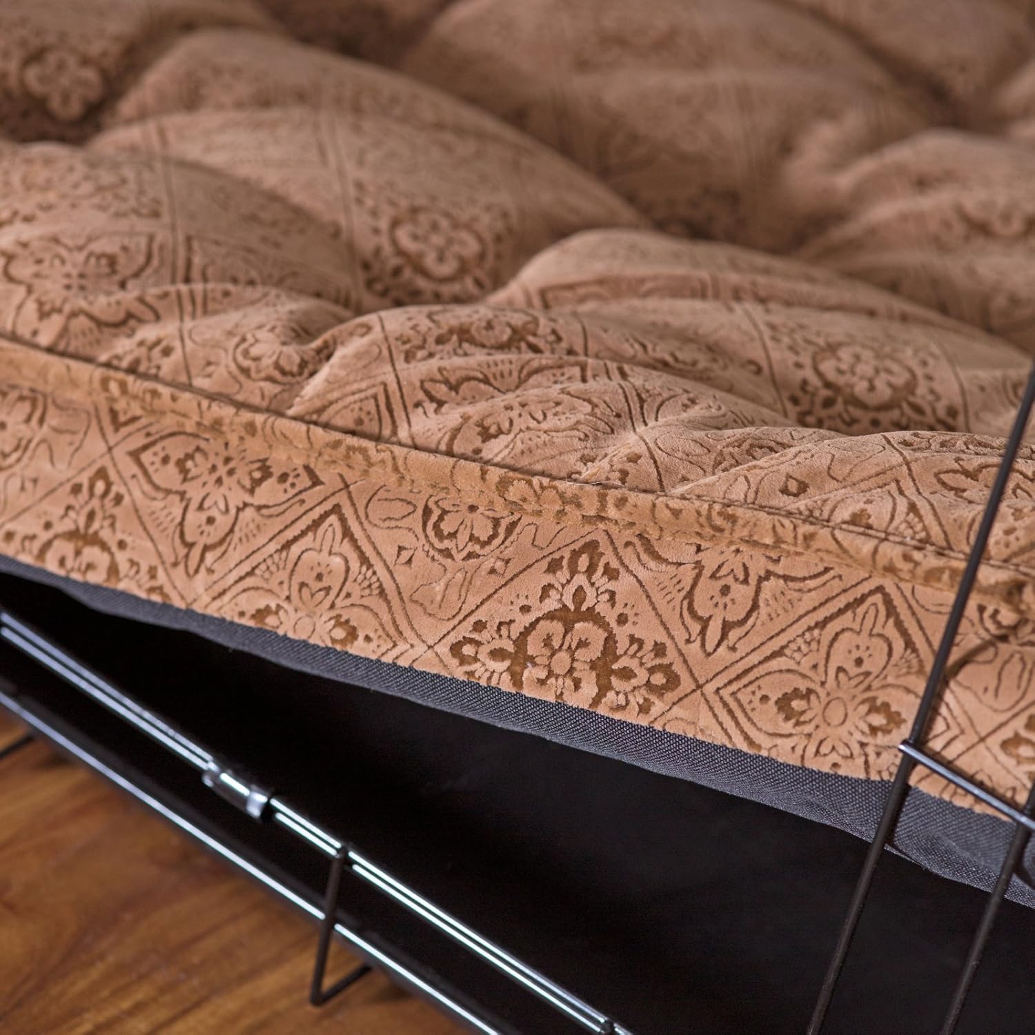 Bowsers Luxury Crate Mattress Dog Bed, Large, Storm