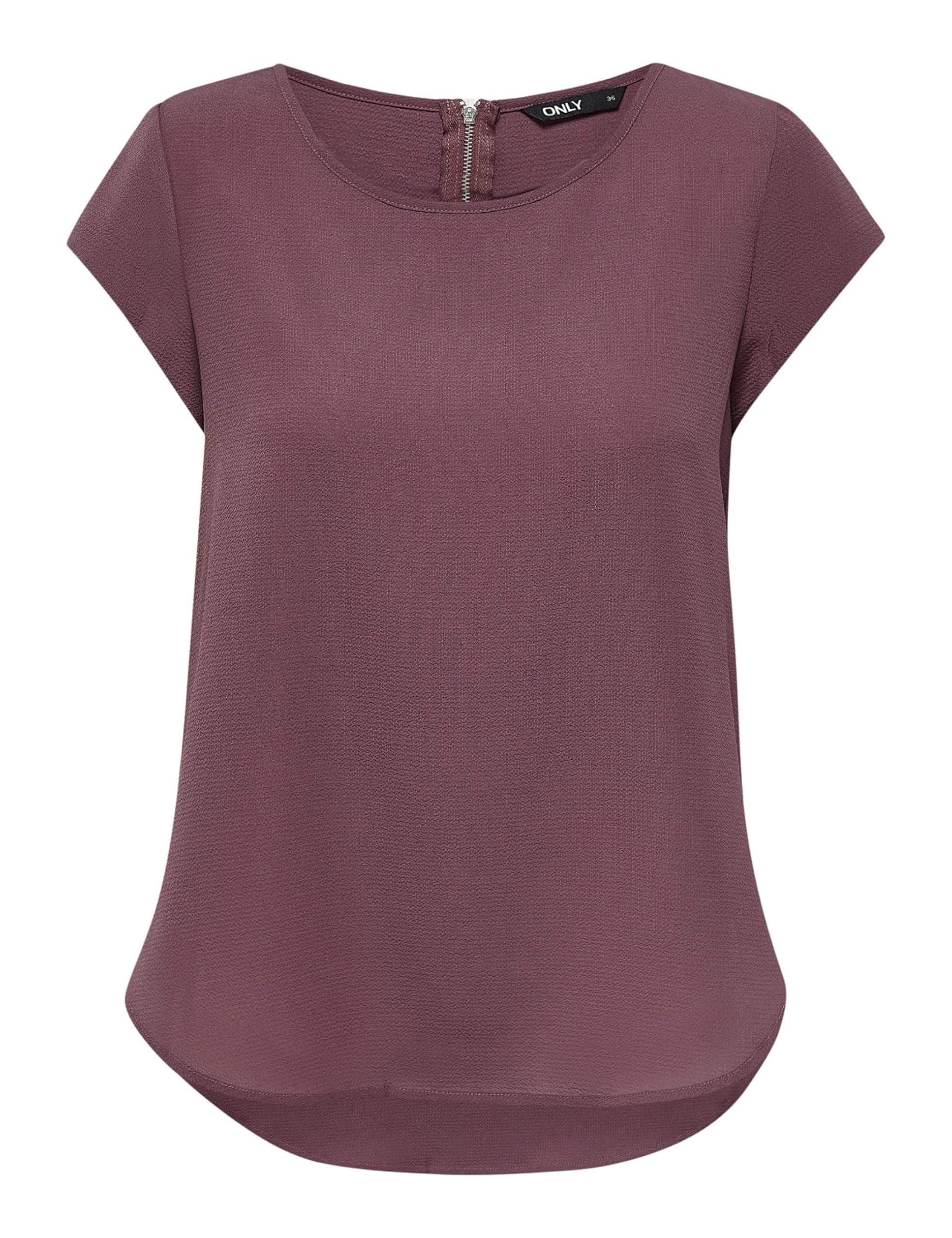 Only Women's Rose Brown. Onlvic S/S Solid Top Noos Ptm 15142784, 14