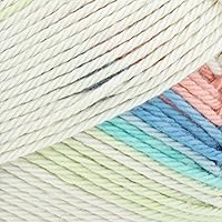 Vista 33 de Lion Brand Yarn 24/7 Cotton DK Yarn, Cameo