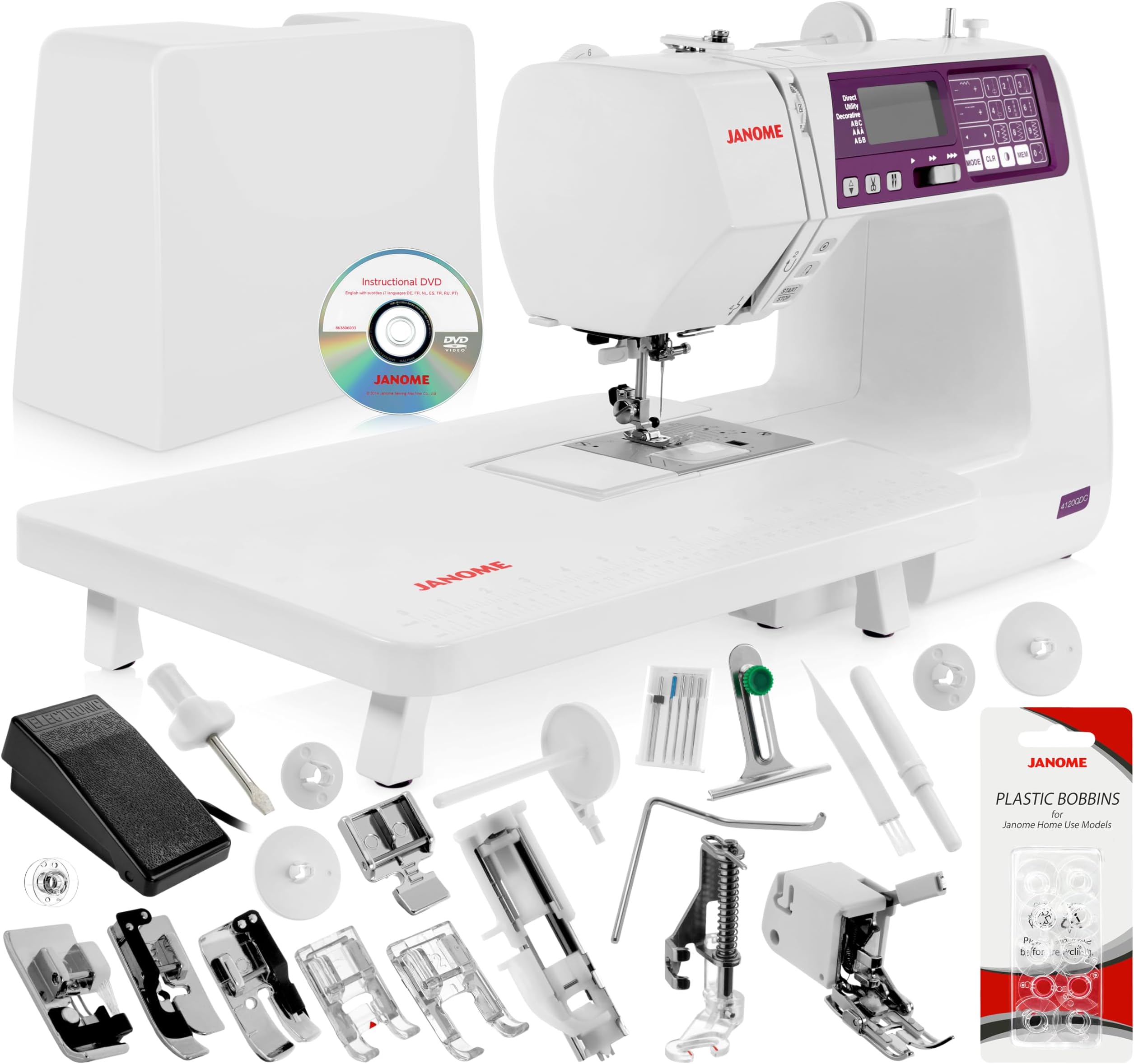 Janome 4120QDCG Computerized Quilting and Sewing Machine