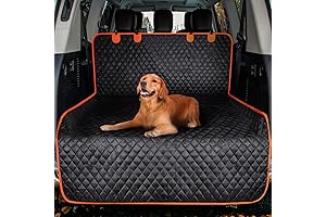 Waterproof Trunk Liner for Enhanced Canine Comfort and Vehicle Protection: MIXJOY SUV Cargo Liner