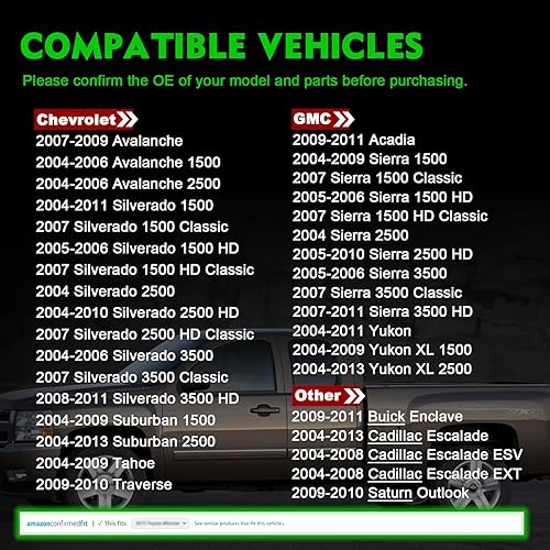 Miniatura 3 de Tapa de gasolina Tapa de combustible de repuesto para Silverado 1500 2500 3500 Avalanche Tahoe Traverse 04-11, Yukon XL Sierra Replaces 20915842