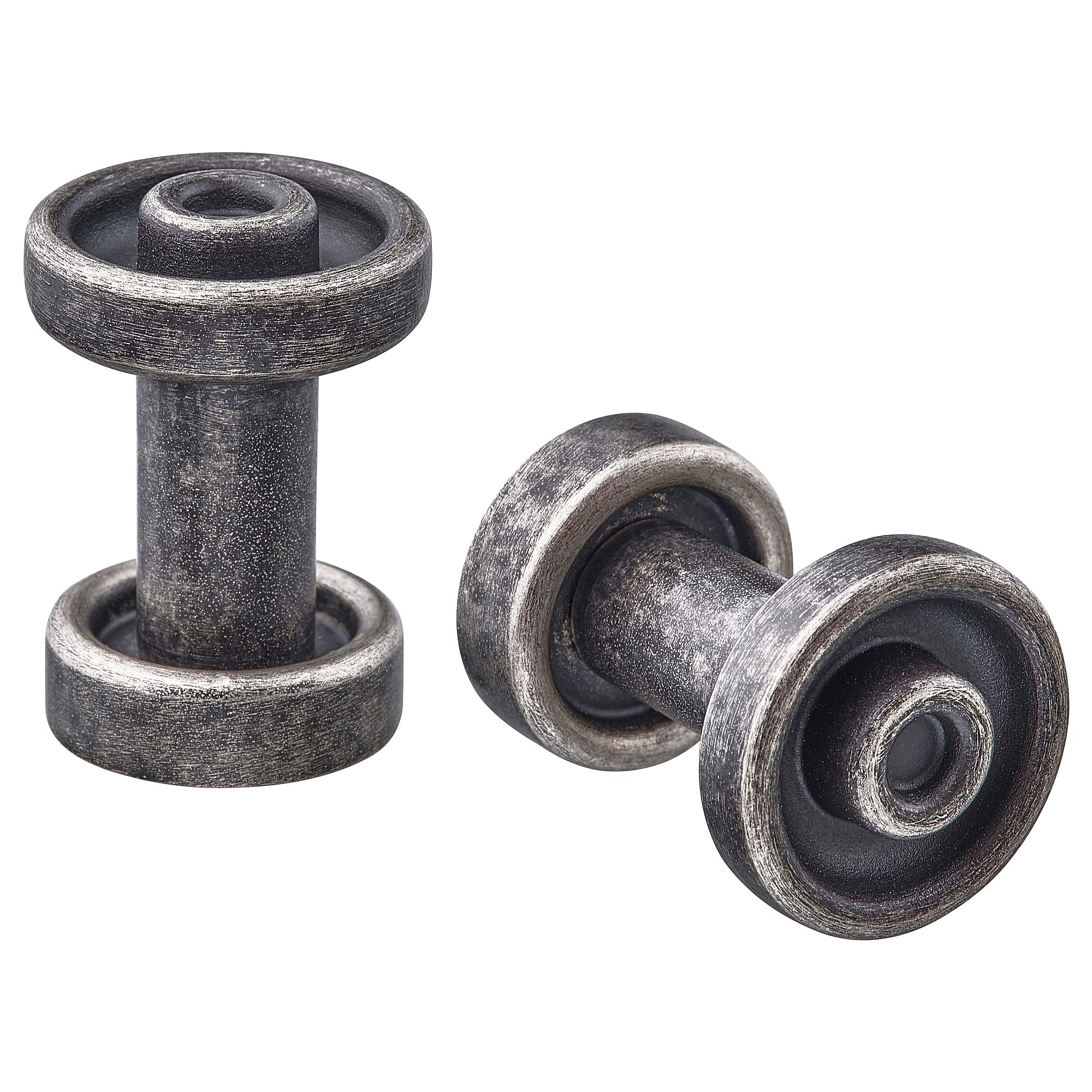 Bouton meuble 18 mm anthracite SKRUVSHULT pour remplacer poignée cassée