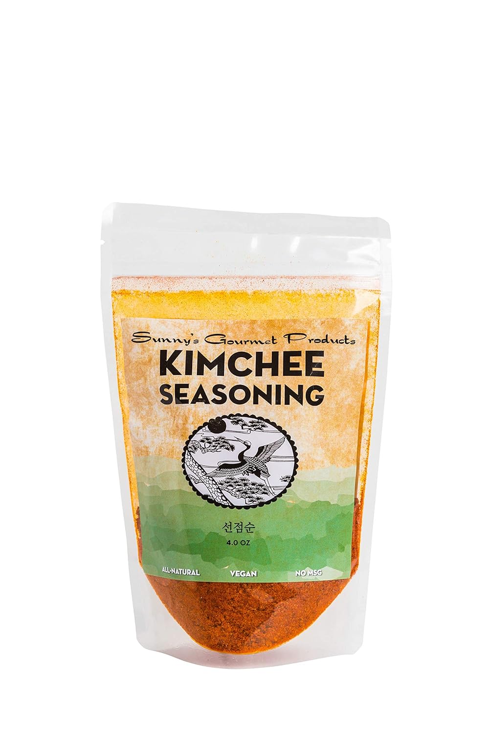 Sunny's Gourmet Korean Kimchee Seasoning, All Natural, Vegan, No MSG, 1 lb.