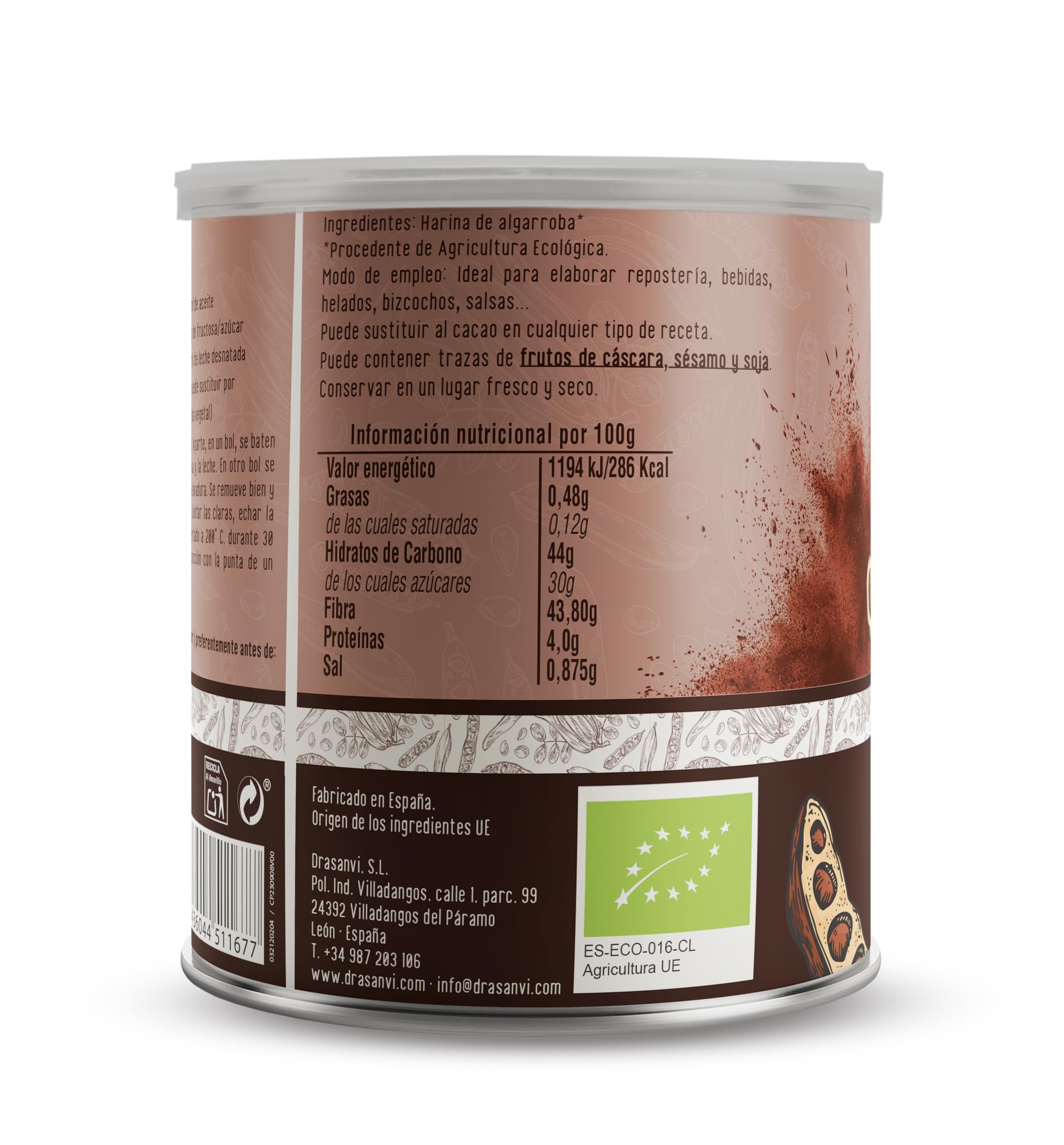Ecosana Harina Algarroba Bio 350g