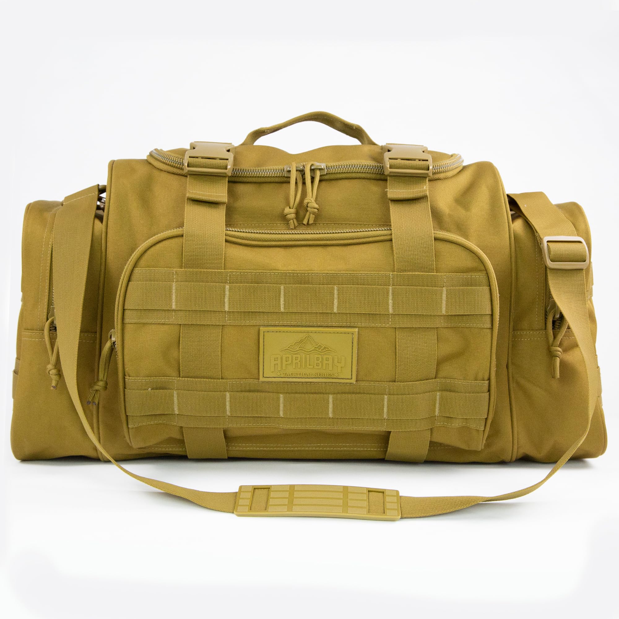 APRILBAY Tactical Series - Torba lona do siłowni, podróży, wędrówek i trekkingu, sprzętu sportowego, łowiectwa i wędkarstwa, wysoka jakość i długotrwałość (43 L), 43L, militarny