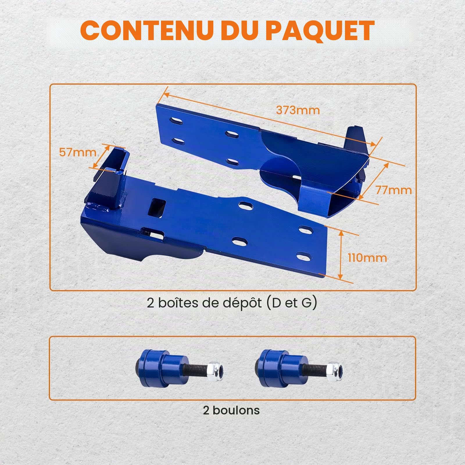 maXpeedingrods Dropbox de suspension 3"-5" pour Nissan Patrol GU GQ Y60 Y61 Kit d'aide au levage