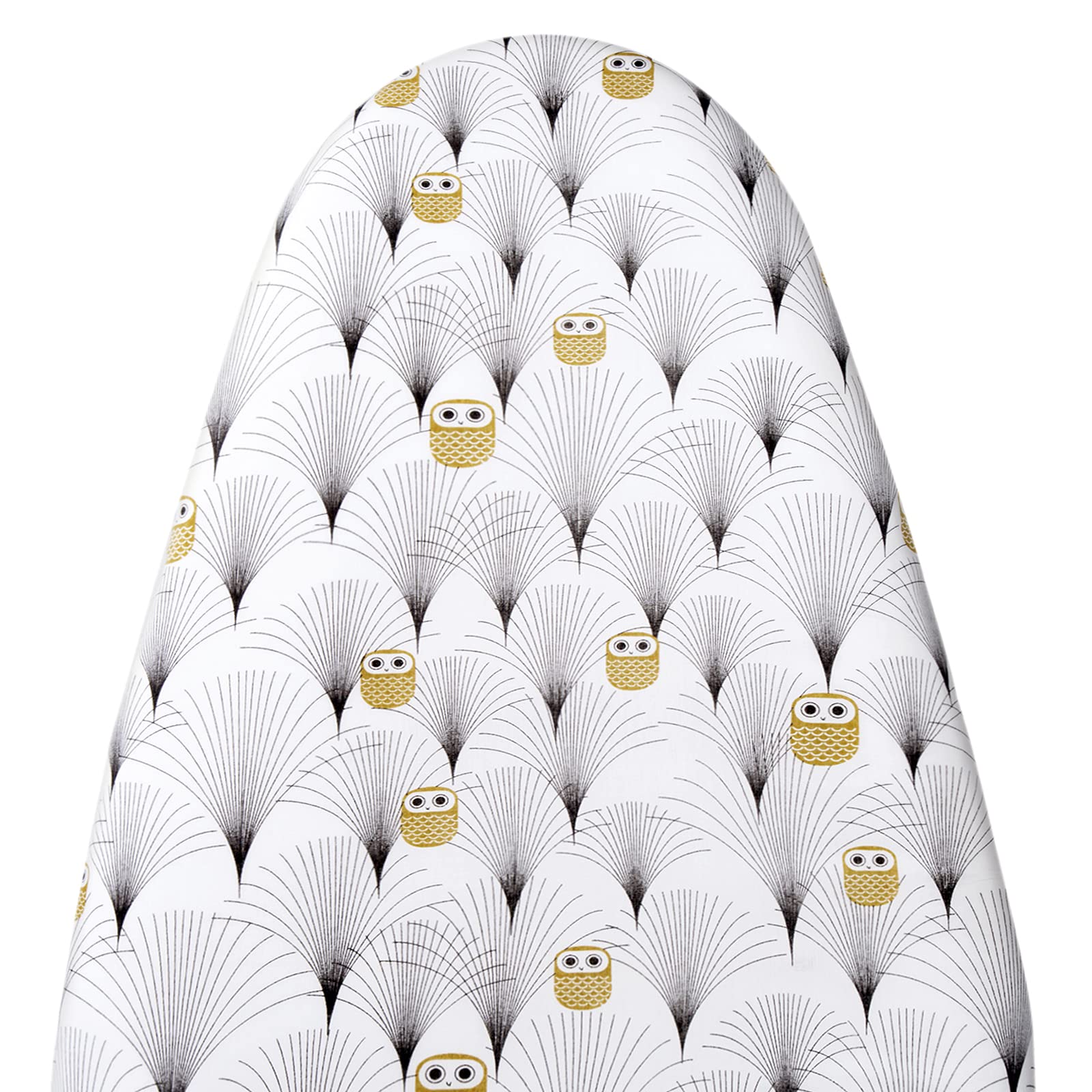 LEEWEITAS Ironing Board Covers 148x55cm, Extra Large Ironing Board Cover with 100% Cotton Top and Thick Padding, Easy Fit and Scorch Resistant (Owl, XX-Large)