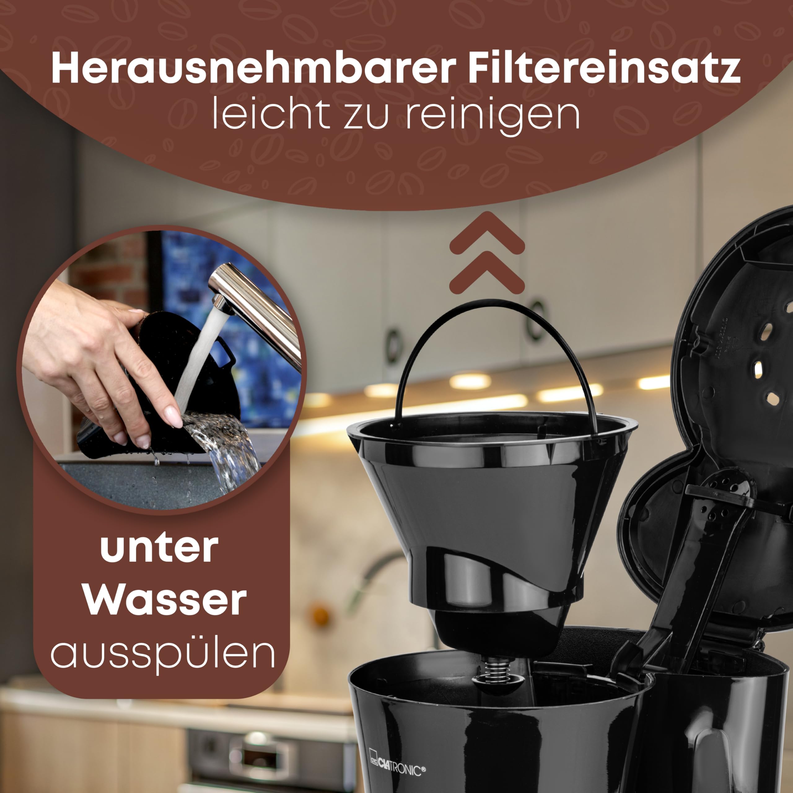 Clatronic® Kaffeemaschine mit Thermoskanne – Bild 7