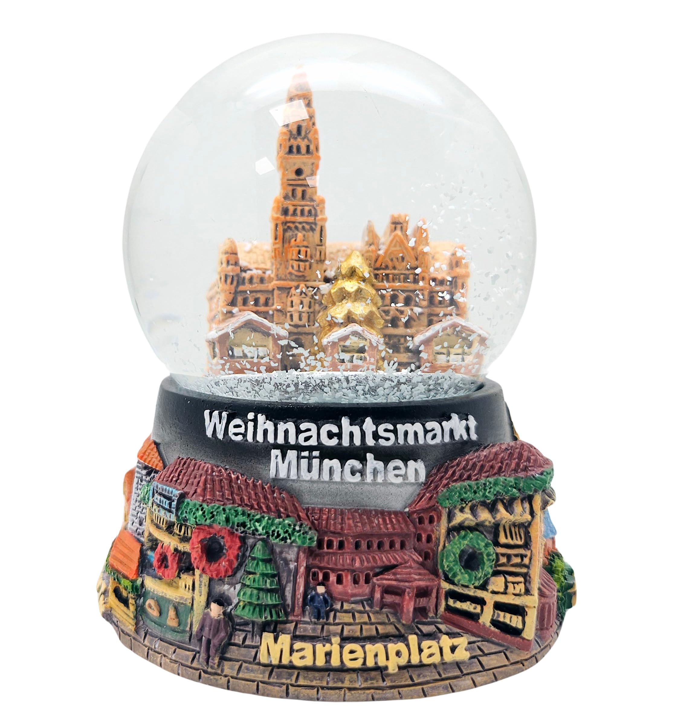30021 Souvenir Snow Globe Germany Christmas Market Munich