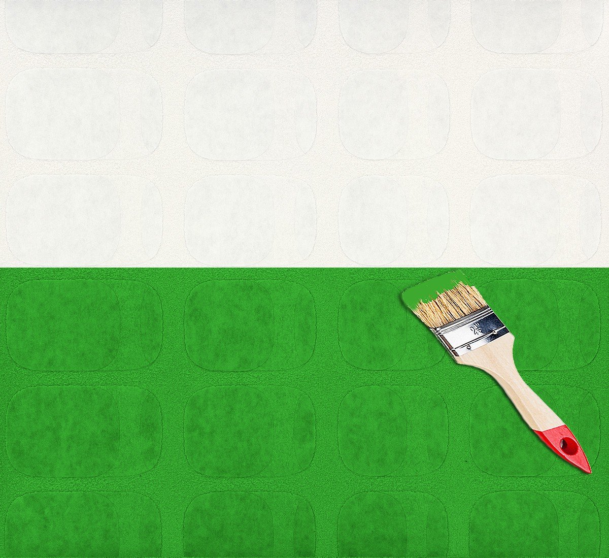 Patent Decor 9435 'Creative 3D Wallpaper, White (Pack of 7)