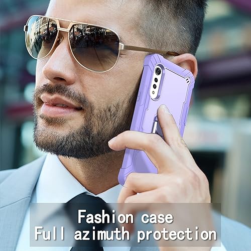 Miniatura 7 de Asuwish Funda para teléfono LG Velvet 5GLGVelvet Verizon G5 UW T-Mobile 2020 con soporte de anillo a prueba de golpes, cuerpo completo, accesorios