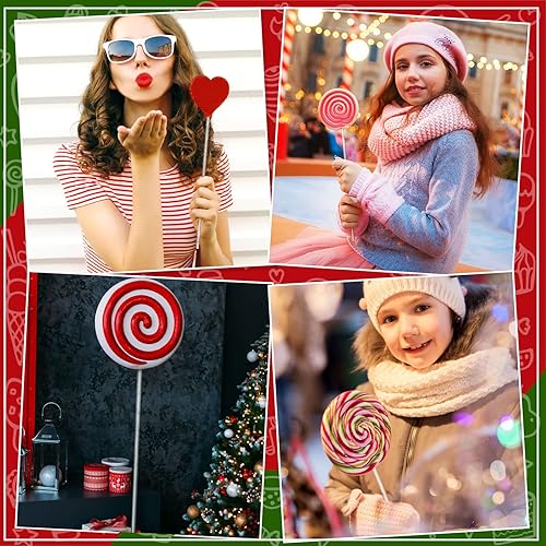 Vista 47 de Zopeal 200 palitos acrílicos para tartas, palitos de dulces para bodas, Halloween, Navidad, dulces, pasteles, chocolate, galletas, postres, hechos a