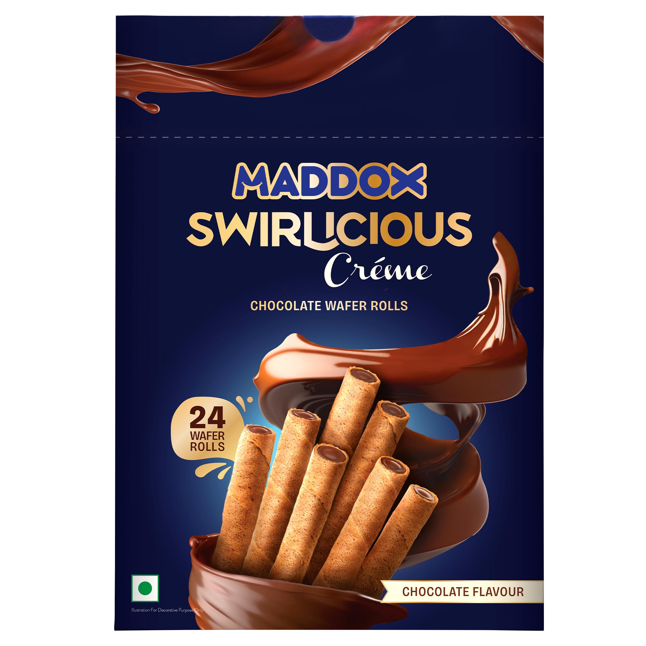 See full amazon price history chart for Maddox Swirlicious Chocolate Wafer Rolls 252gm (10.5g x 24 Wafer Rolls) Maddox Swirlicious Chocolate Wafer Rolls 252gm (10.5g x 24 Wafer Rolls) (B0CSG4QN54) Amazon Price History, Amazon Price Tracker
