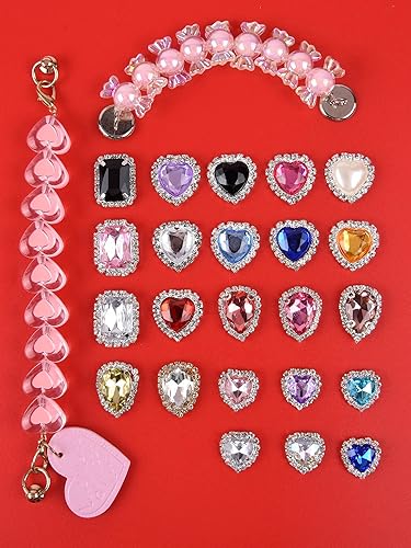 Miniatura 6 de UNN Bling Shoes Charms Enamel Diamond Jewelry Shoe Decoration with Chains Accessories for Girls Women