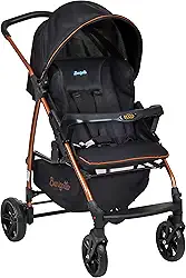 Burigotto Carrinho de Bebê Ecco, Até 15 kg, Preto