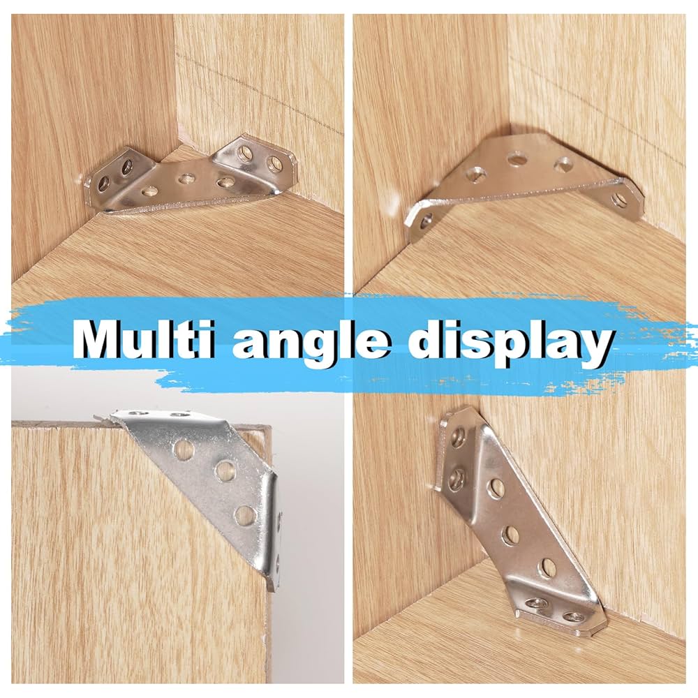 Stainless Steel Triangular Code Bracket | Metal Triangular Code Bracket - 1pcs