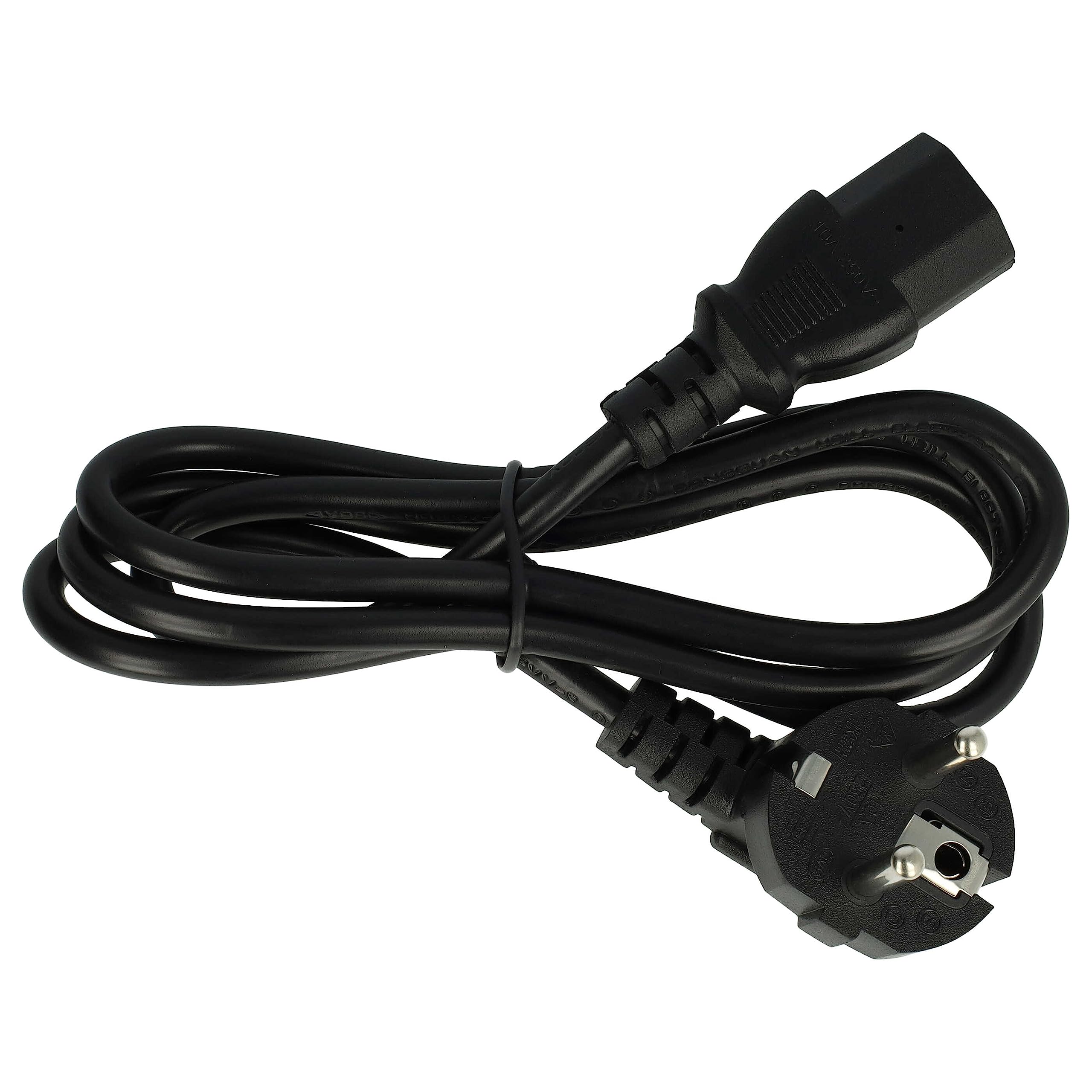Akkuman Kaltgeräte-Kabel Schutzkontaktstecker an C13 Buchse 1,20 m
