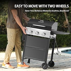 Master Cook 3-Burner Gas Grill 15 81M+vF8ErmL. AC SX279