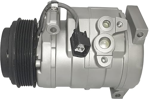 RYC Compresor de aire acondicionado automotriz AEG313 (se adapta a GMC Acadia, Buick Enclave, Chevrolet Traverse, Saturn Outlook 3.6L 2007-2012)