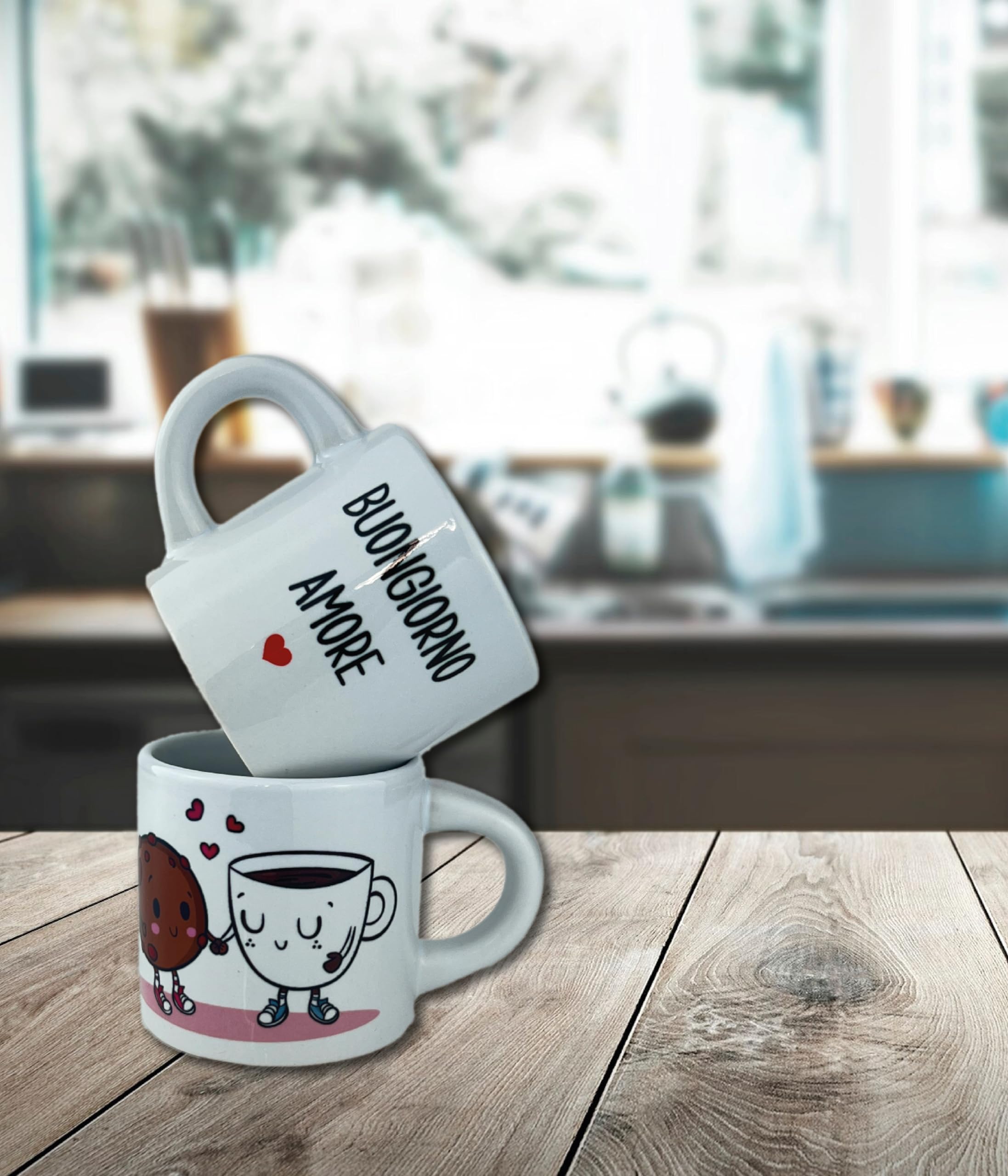 Tazza personalizzata con il tuo testo o foto Compleanno Anniversario San Valentino Natale regalo per lui o per lei cliente aziendale dipendenti collega - Italia