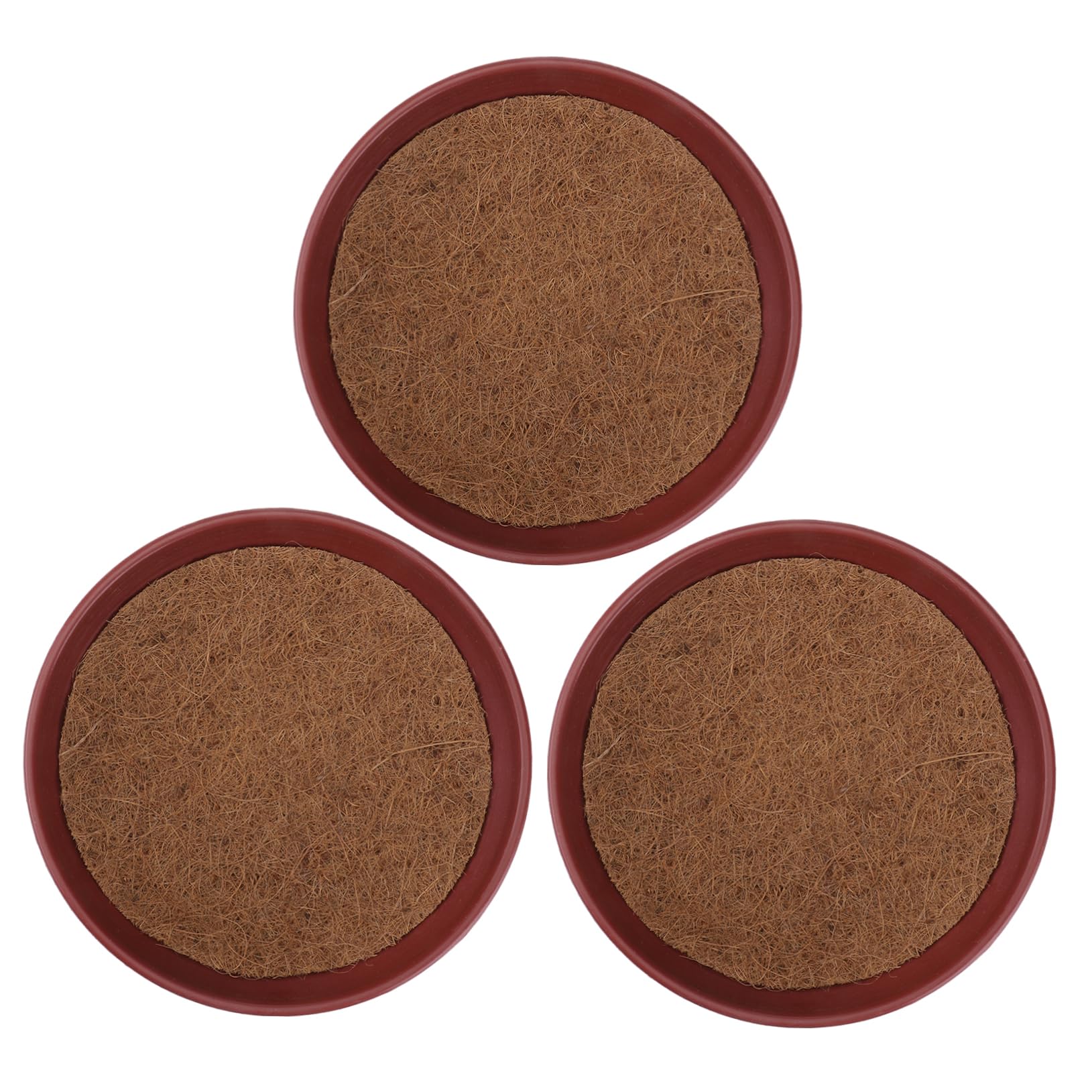 WOONEKY Nid de Pigeon, Bassin de Ponte pour Oiseaux, 3 Sets