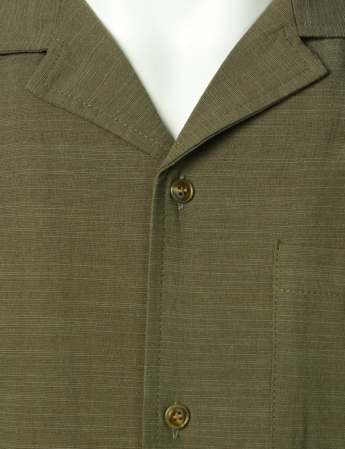 JEMITOP Men's 2 Piece Outfits Summer Relaxed Fit Walking Suit Casual Cuban Guayabera Shirt and Pants Set Beach Vacation - Image 4