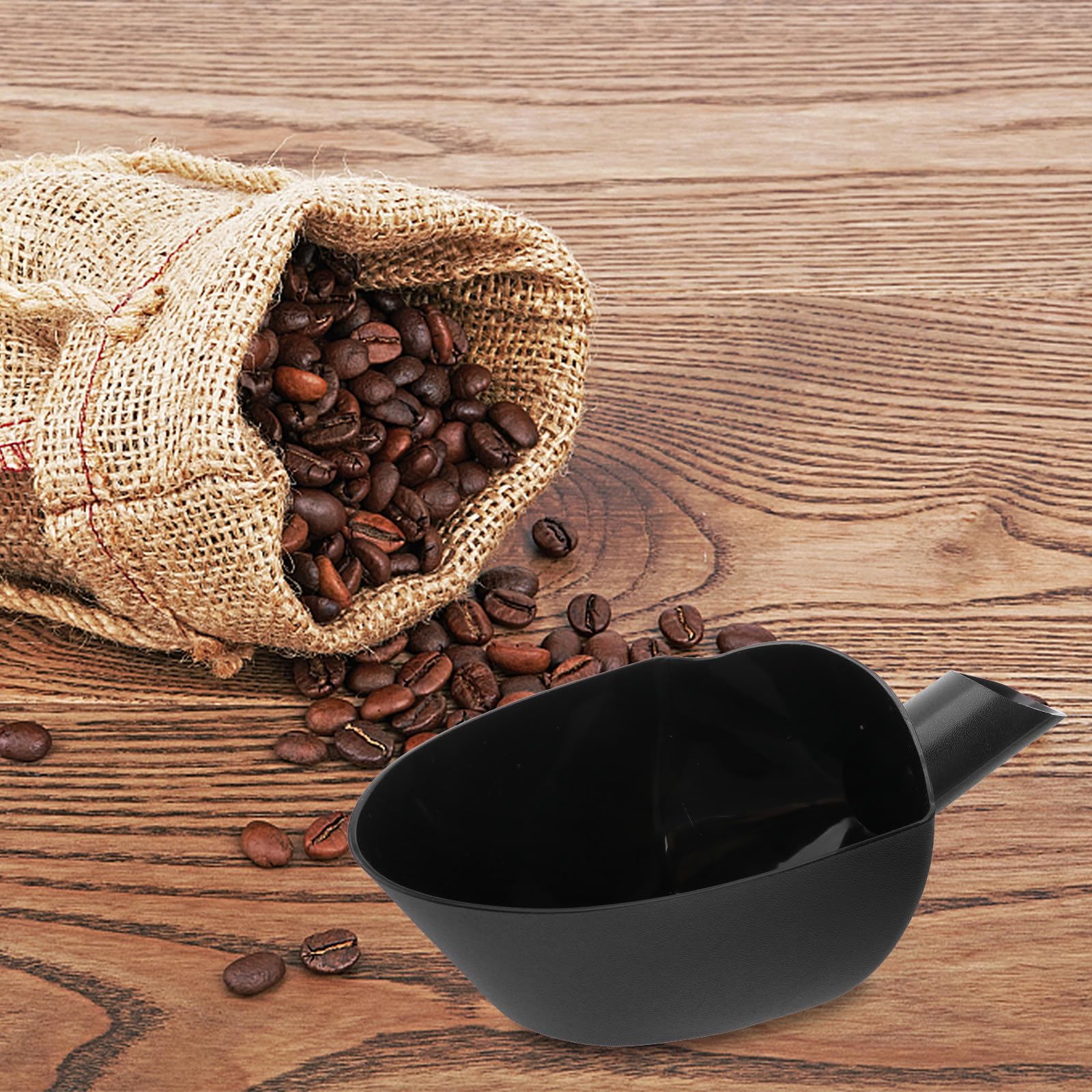 Operitacx Cuchara y Granos de Café de Gran Capacidad Diseño Ergonómico, Pala de Plástico Resistente Adecuado para Cafeterías y Uso Doméstico Cafeterías Uso Doméstico