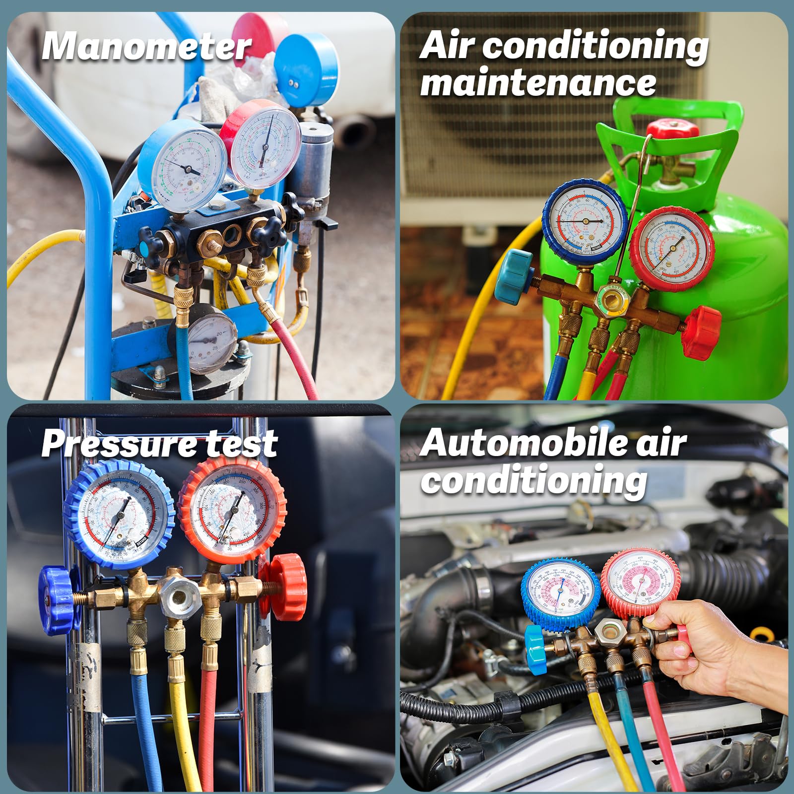Adaptateurs de climatisation, 2 pièces adaptateur de climatisation en laiton R134A à R12 1/4 SAE accessoires de connecteur à filetage femelle(R134A to R12)