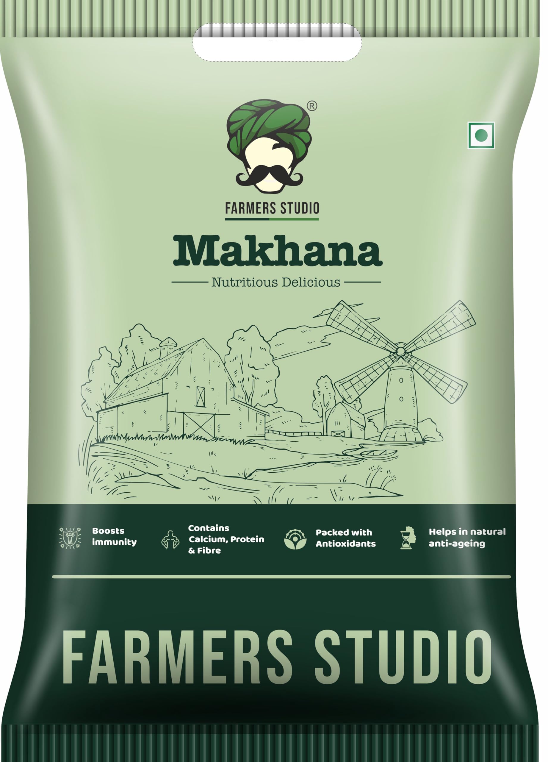 Farmers Studio - Makhana 250 Grams (Foxnuts) | Fresh White Lotus Seeds (B0DGXC4HNX) Amazon Price History, Amazon Price Tracker