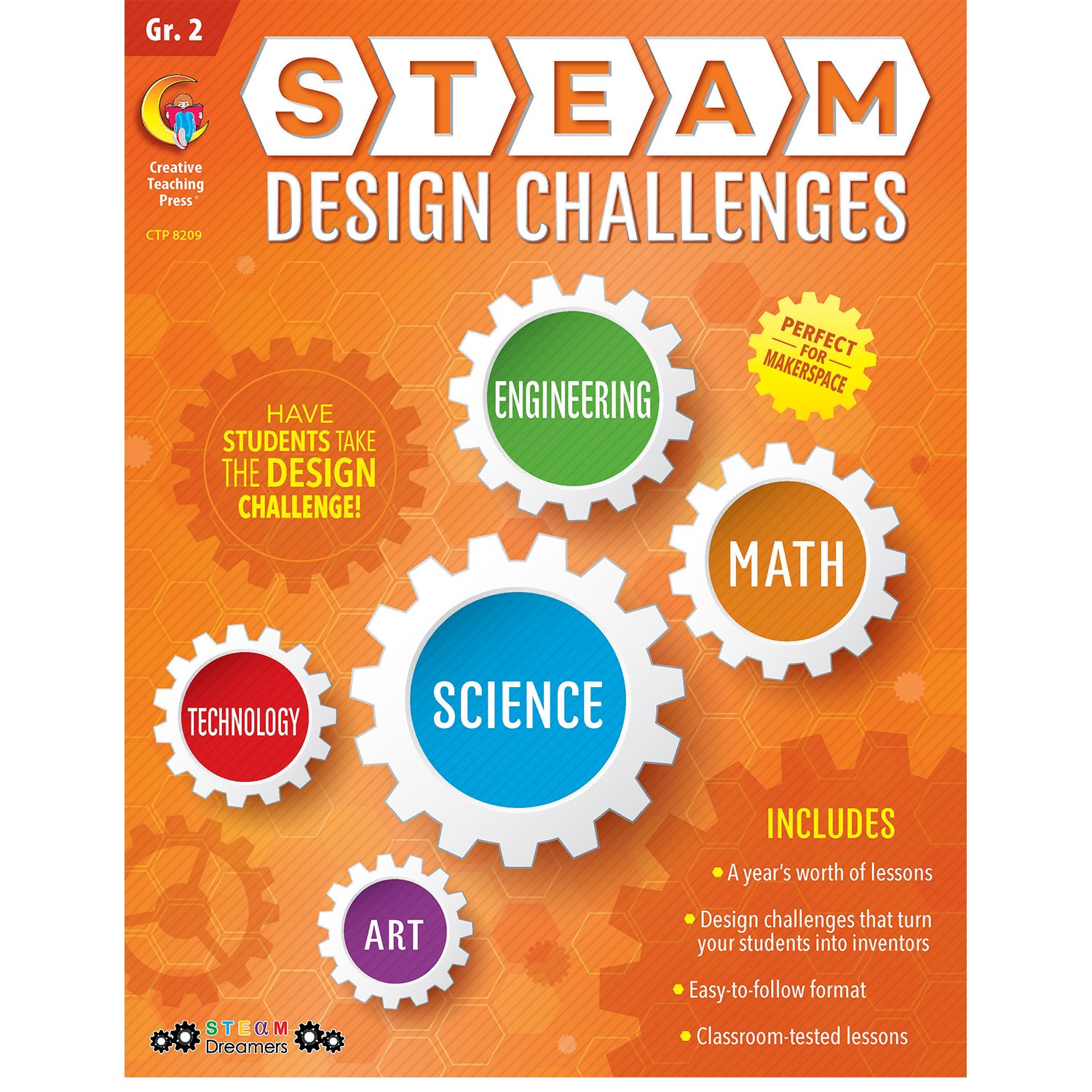 STEAM Design Challenges Resource Book, Gr. 2, CTP 8209