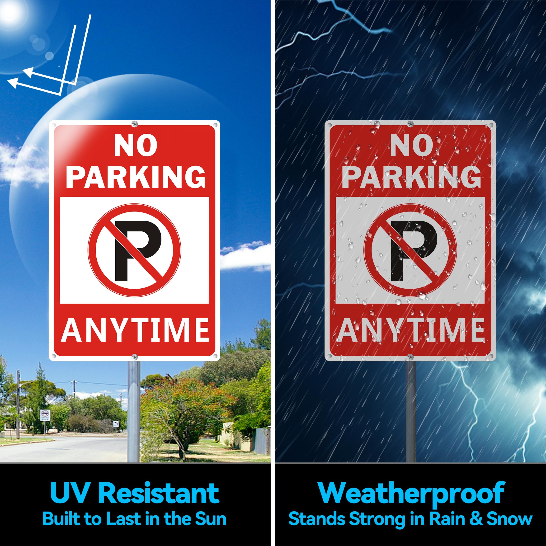 No Parking Paper Sign Shop In Sacramento - Capitol Barricade - Foto 3