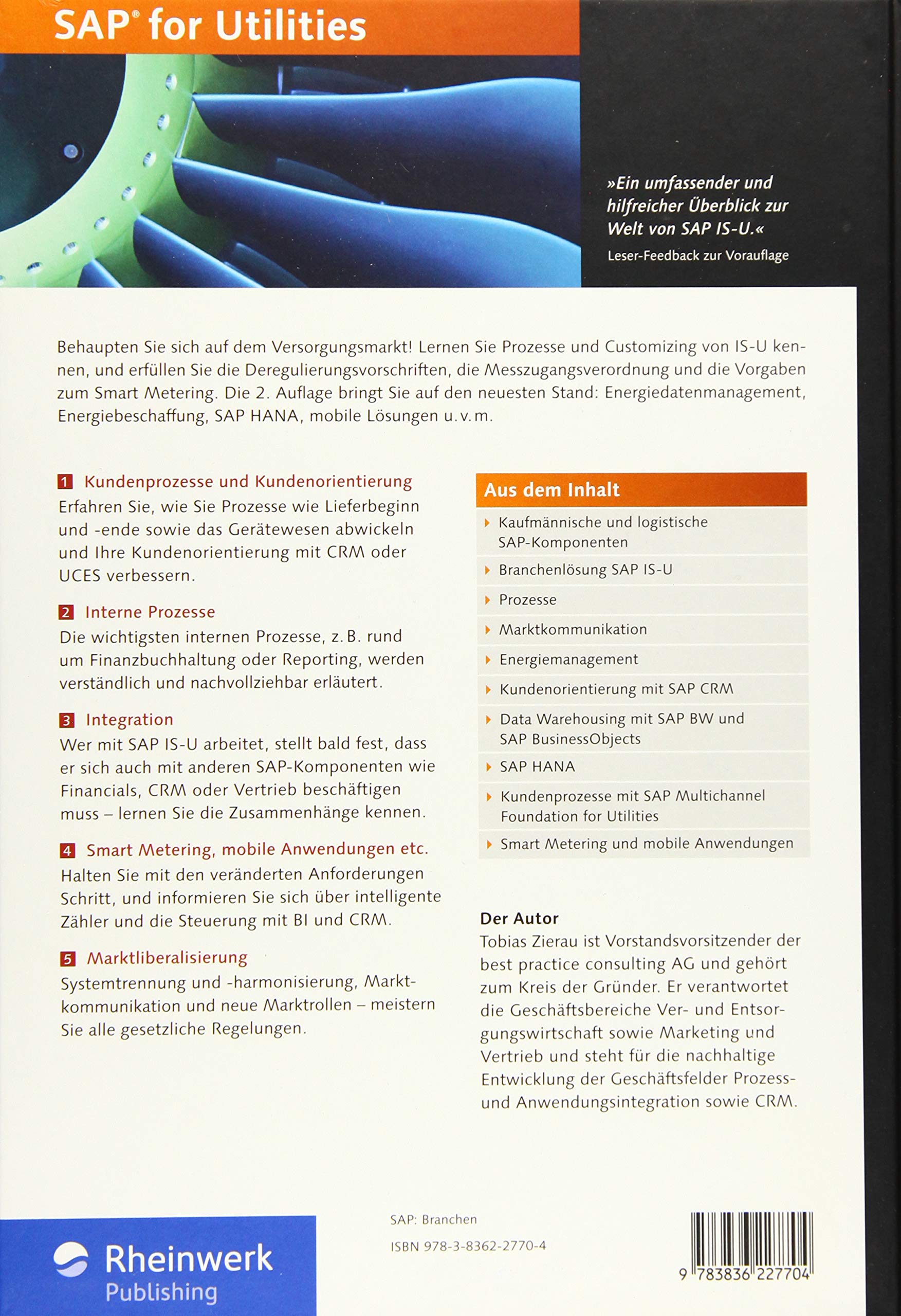 SAP for Utilities: So optimieren Sie Ihre Geschäftsprozesse mit SAP IS-U. Das umfassende Handbuch für Energieversorger (SAP PRESS)