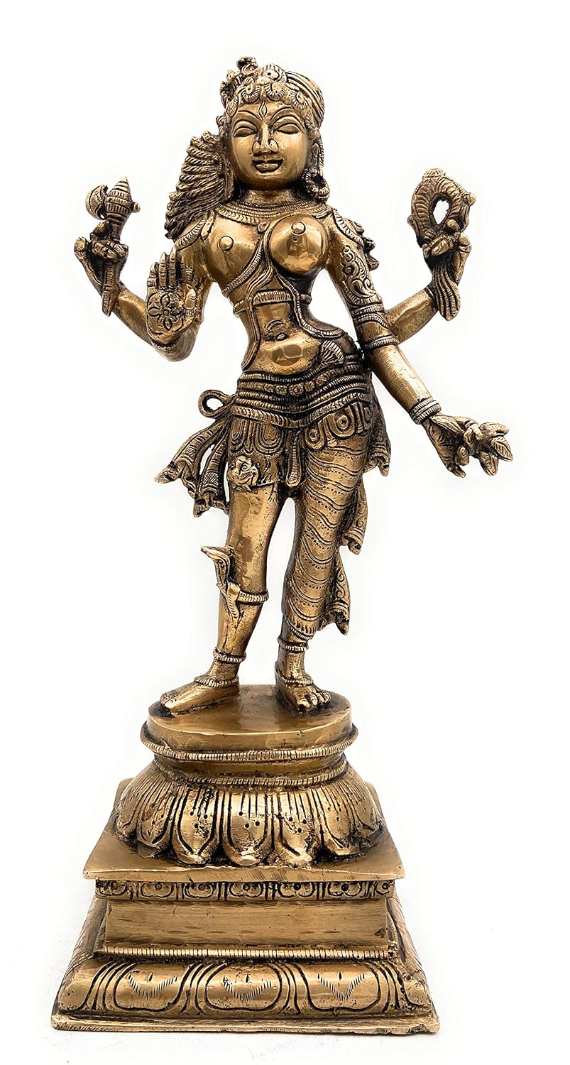 Buy South Indian Arts Brass Ardhanarishvara Ardhnarishwar Statue Shiv