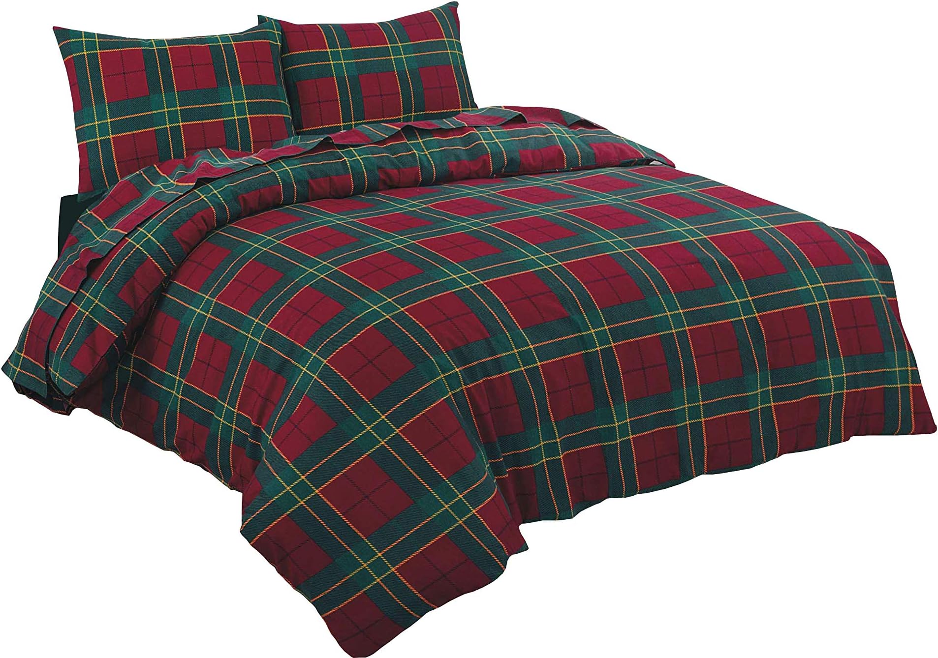 So Soft Flannelette Stag Single Duvet Cover and Pillowcase Bedding Bed
