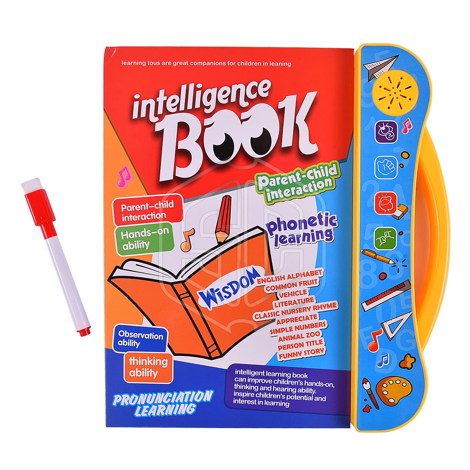 Smartcraft Intelligence Book | Interactive Children Book -Musical English Educational Phonetic Learning Book for 3 + Year Kids|Boys|Toddlers- Multi Color (B09NQ2Y45V) Amazon Price History, Amazon Price Tracker