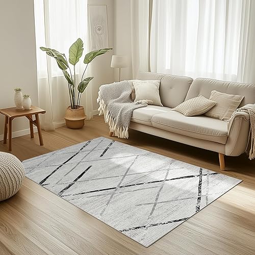 jinchan Alfombra de pasillo lavable de 2 x 5, alfombra abstracta de melón, minimalista, para interiores, decoración moderna, ligera, para cocina,
