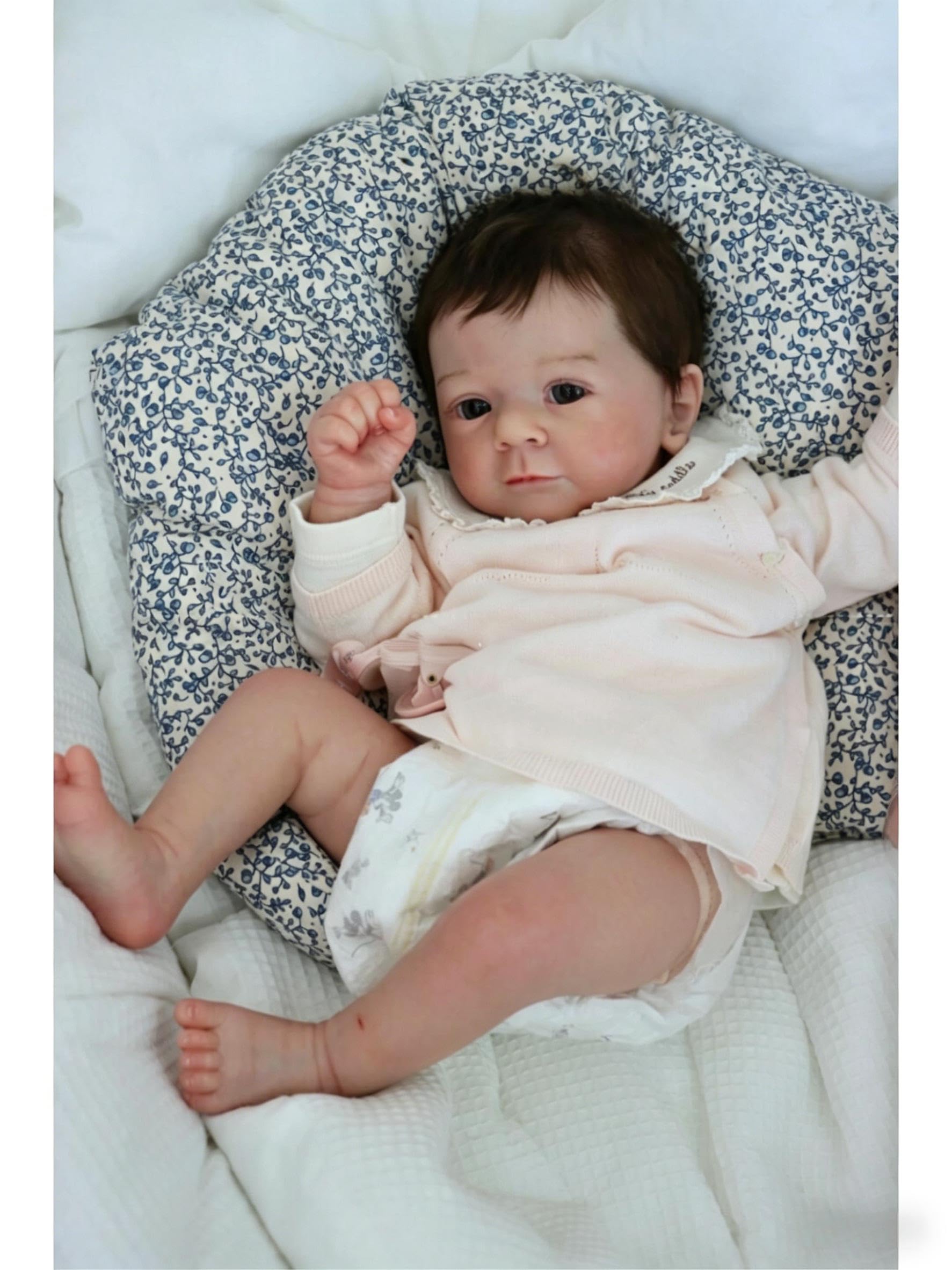 RXDOLL Realistyczne lalki Reborn Baby Dolls silikonowe na całe ciało, winylowe, 45 cm, anatomicznie poprawne lalki dla niemowląt, które wyglądają jak prawdziwe życie, zabawka dla dzieci, zabawka do