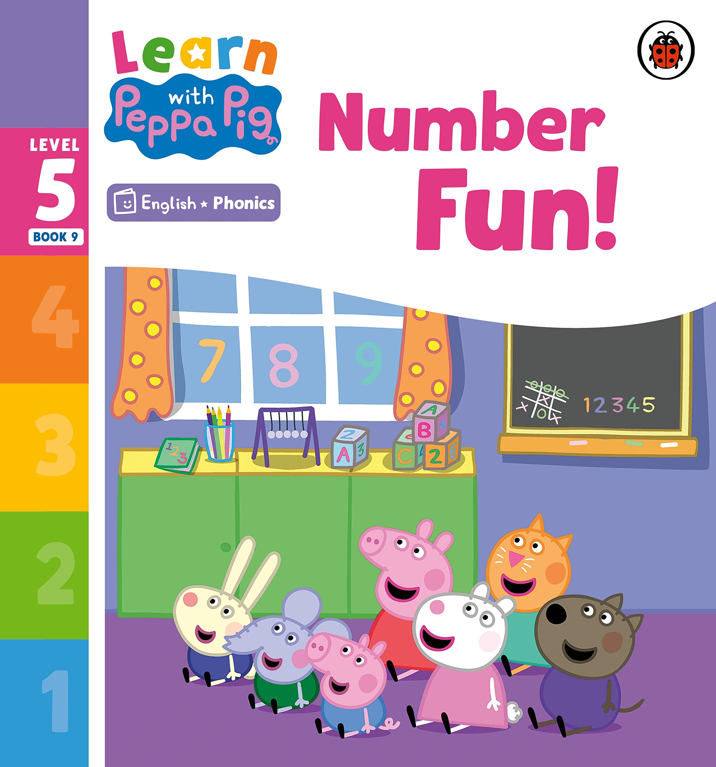 Learn with Peppa Phonics Level 5 Book 9  Number Fun  by Peppa Pig PAPERBACK