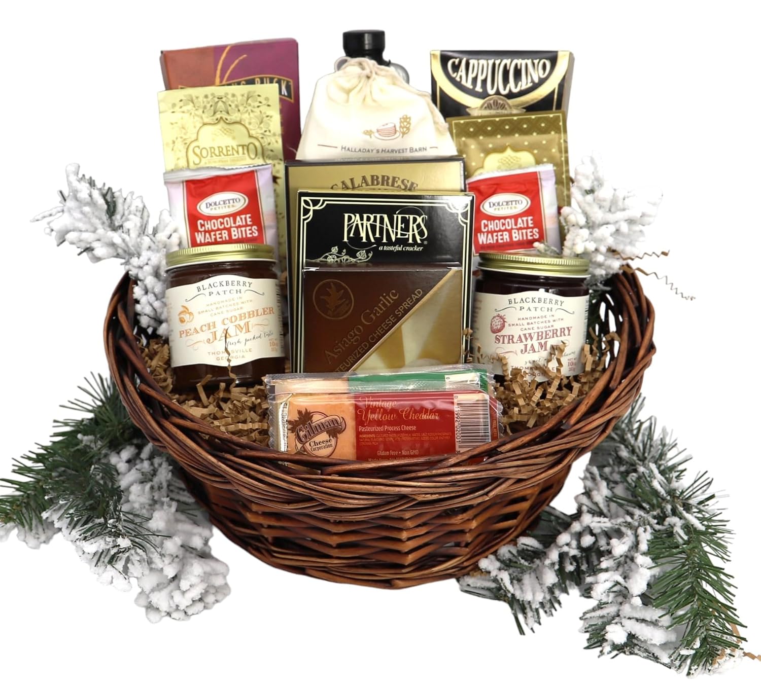 Gift Basket Village - Country Christmas Breakfast Basket - A Christmas Morning Breakfast Kit Friends or Family (Medium), 9 Pound