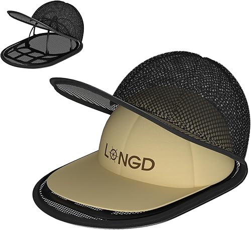LONGD Jaula de lavado para gorra de béisbol, marco resistente, protector de ropa para sombreros de adultosniños, limpiador seguro para máquina