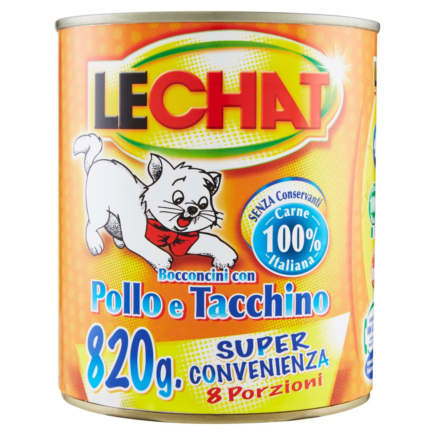 Lechat - Bocconcini, Con Pollo E Tacchino - 12 pezzi da 820 g [9840 g]