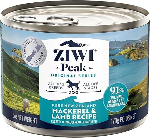 Miniatura 1 de ZIWI Peak - Alimento húmedo enlatado para perros, totalmente natural, alto en proteínas, sin granos, ingredientes limitados, con superalimentos