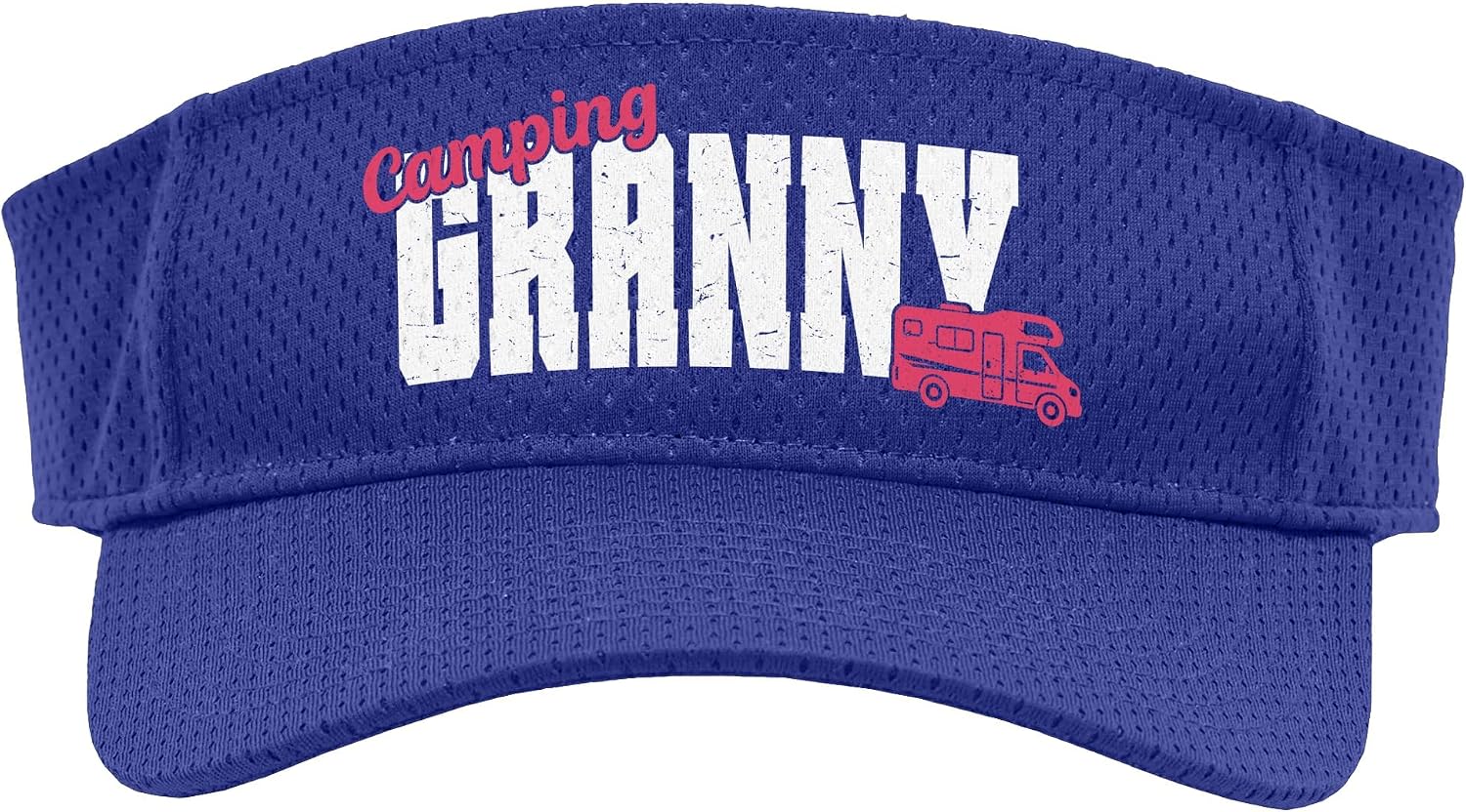 Camping Granny Camping Grandma RV Camper Glamping Outdoors Sport Sun Visor